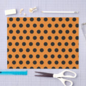 Papier met zwarte en Oranje middelgrote stuiflook  (Craft)
