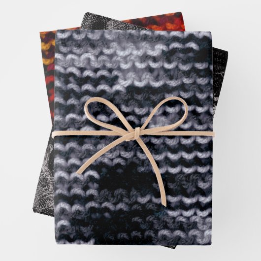 Papier met zwarte, witte en rode tinten voor afdru inpakpapier vel (In situ)