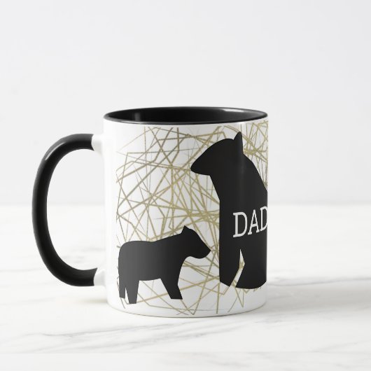 Papier Minimalistische Beer Mok Abstract Folie (Links)
