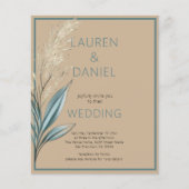 PAPIER Minimalistische tekst QR Code Koffie Blauw  Flyer (Voorkant)