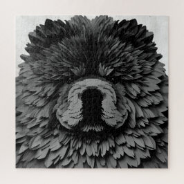 PAPIER MIRAGE Black Chow Legpuzzel