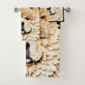 PAPIER MIRAGE Cream Chow Bad Handdoek (Insitu)