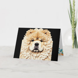 PAPIER MIRAGE Cream Chow Kaart