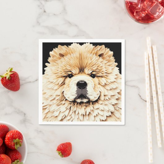 PAPIER MIRAGE Cream Chow Servet (Insitu)