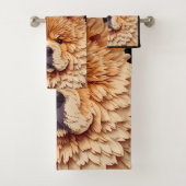 PAPIER MIRAGE Red Chow Bad Handdoek (Insitu)