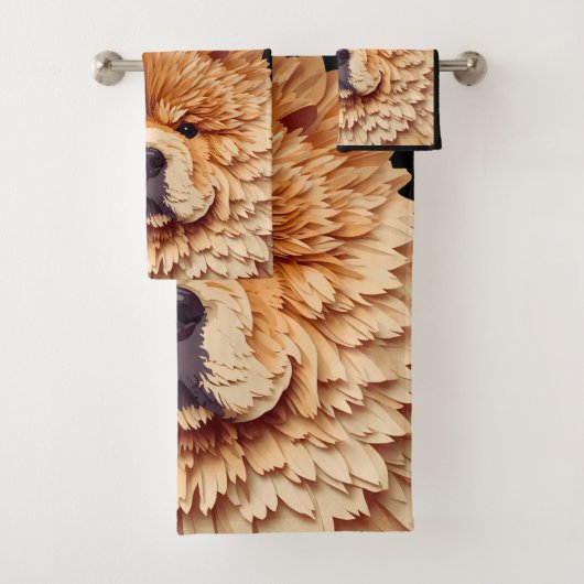 PAPIER MIRAGE Red Chow Bad Handdoek (Insitu)