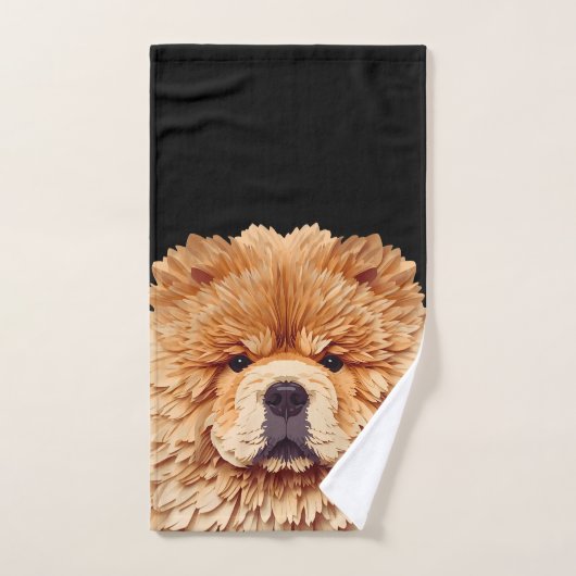 PAPIER MIRAGE Red Chow Bad Handdoek (Handdoek)