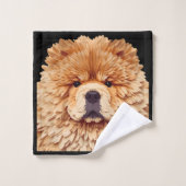 PAPIER MIRAGE Red Chow Bad Handdoek (Wasdoekje)