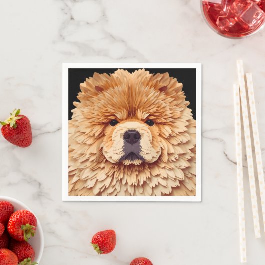 PAPIER MIRAGE Red Chow Servet (Insitu)