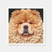 PAPIER MIRAGE Red Chow Servet (Voorkant)