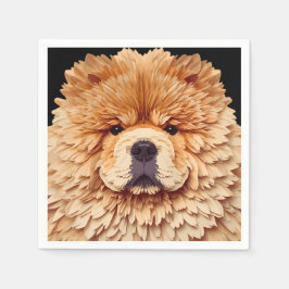 PAPIER MIRAGE Red Chow Servet