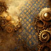 PAPIER MOUSSELINE - Damask Rust - Tissue Paper