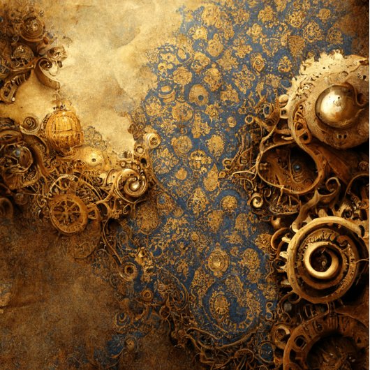 PAPIER MOUSSELINE - Damask Rust - Tissue Paper