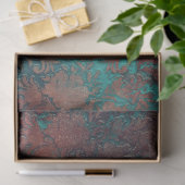 PAPIER MOUSSELINE - Damask Rust - Tissue Paper (Geschenk)