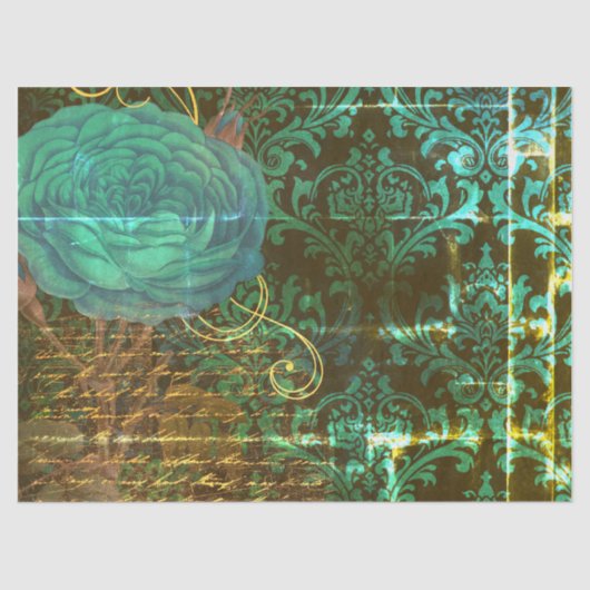 PAPIER MOUSSELINE - Damask vrijdag - ontkoppeling (Voorkant)