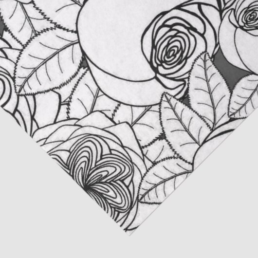 PAPIER MOUSSELINE Flower Bud tissue paper (Detail)