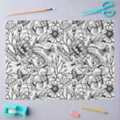 PAPIER MOUSSELINE Flower jungle tissue paper (Craft)