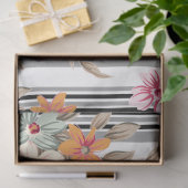 PAPIER MOUSSELINE - Shabby Flowers - Weefselpapier (Geschenk)