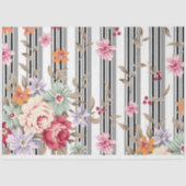 PAPIER MOUSSELINE - Shabby Flowers - Weefselpapier (Voorkant)