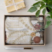 PAPIER MOUSSELINE-Steampunk Striped Flowers (Geschenk)