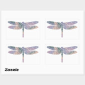 Papier Mozaïek Dikke Dragonfly Sticker (Vel)