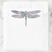 Papier Mozaïek Dikke Dragonfly Sticker (Tas)