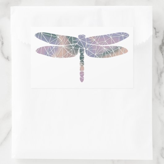 Papier Mozaïek Dikke Dragonfly Sticker (Tas)