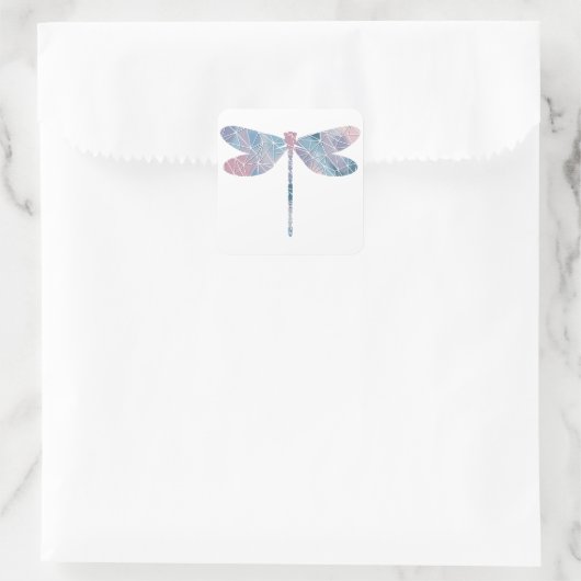 Papier Mozaïek Dunne Dragonfly Sticker (Tas)