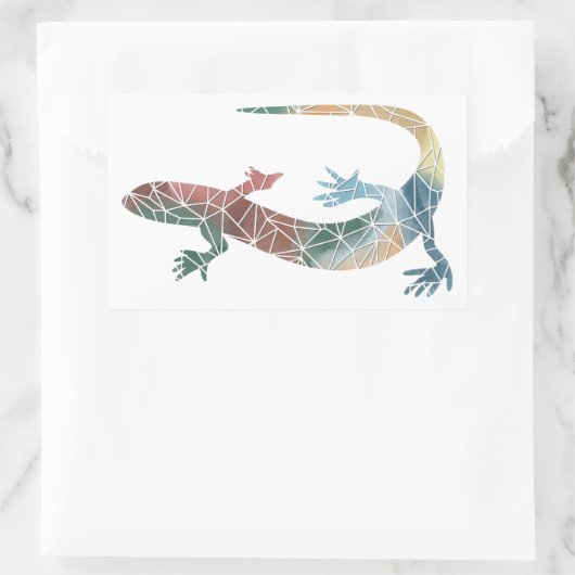 Papier Mozaïek Gecko Sticker (Tas)