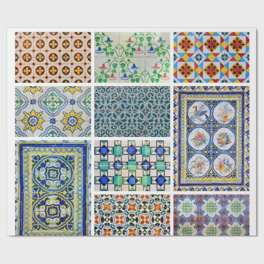 Papier mozaïek inpakken (Vlak)