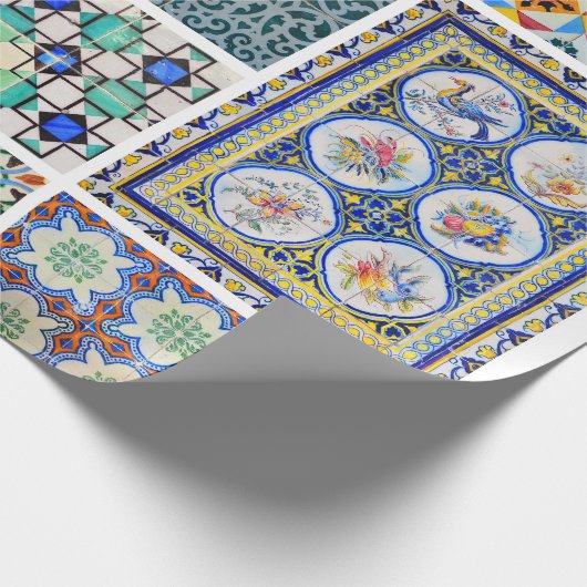 Papier mozaïek inpakken (Hoek)