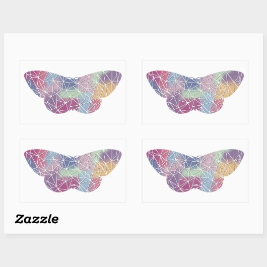 Papier Mozaïek Moth Sticker (Vel)