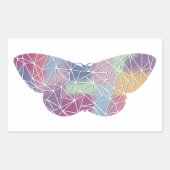 Papier Mozaïek Moth Sticker (Voorkant)