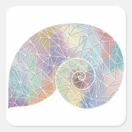 Papier Mozaïek Nautilus Shell Sticker