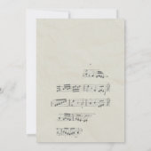  papier muzieknoten kaart (Achterkant)