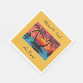 Papier Napkin - Bon Voyage Party Servet (Hoek)