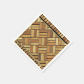 Papier Napkin - Brick Pattern Servet (Hoek)