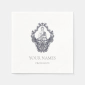 PAPIER NAPKIN : BUDDHA SERVET (Voorkant)