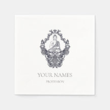 PAPIER NAPKIN : BUDDHA