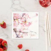 PAPIER NAPKIN : CHERRY BLOSSOM BRANCH SERVET (Insitu)
