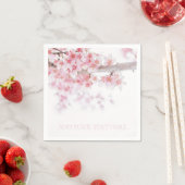 PAPIER NAPKIN : CHERRY BLOSSOM SERVET (Insitu)