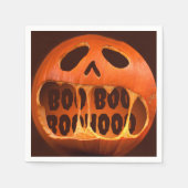 Papier Napkin Halloween feest schreeuwen pompoen Servet (Voorkant)