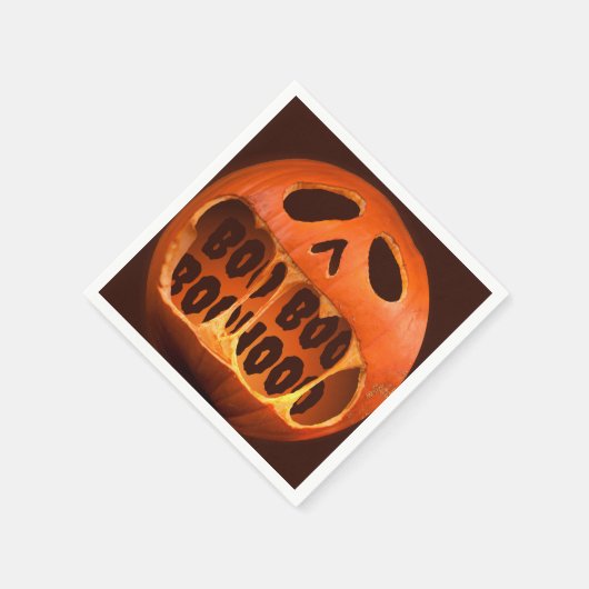 Papier Napkin Halloween feest schreeuwen pompoen Servet (Hoek)
