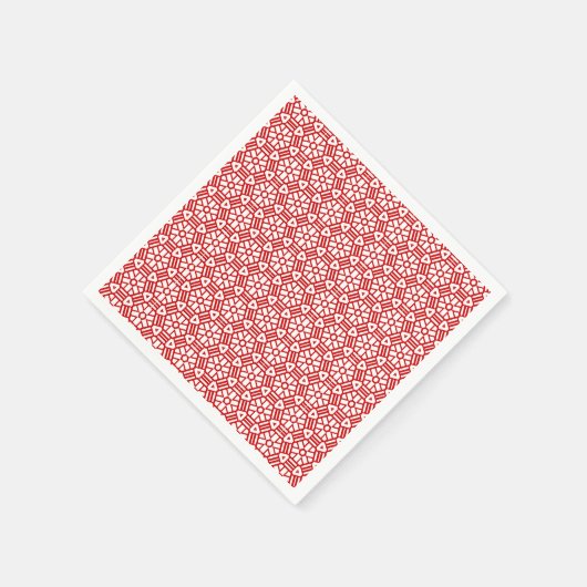 Papier Napkin - Hexagon en Bars Servetten (Hoek)