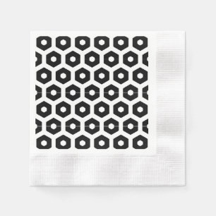 Papier Napkin - Hexagons Servetten