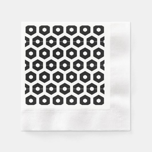 Papier Napkin - Hexagons Servetten (Voorkant)