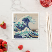 PAPIER NAPKIN : HOKUSAI : DE WAVE SERVET (Insitu)