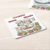 Papier Napkin Kartonnen Onderzetters (Schuin)