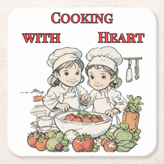 Papier Napkin Kartonnen Onderzetters (Voorkant)