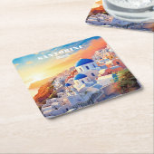 Papier Napkin Kartonnen Onderzetters (Schuin)